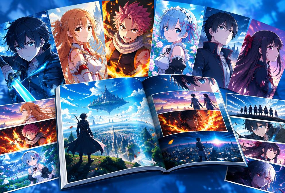Anime style preview for Anime Universe Bundle
