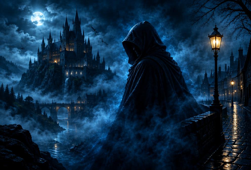 Dark fantasy style preview for Dark Worlds Anthology