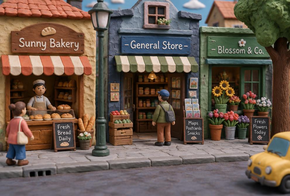 Claymation style preview for Clay Toy World — Ideogram